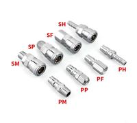 Compressor Hose Connector Kit for Air Tools(SM+PM-30) | Quick connect/disconnect, loaded sleeve, prevents accidental separation, fits tools