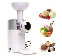 Compressor Ice Cream Maker, Soft Serve Frozen Yogurt Machine for Healthy Fruit Desserts, Gelato & Smoothies, Compact Home Use