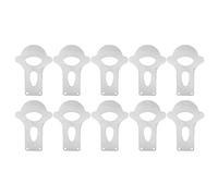 Compressor Intake Valve Plate | 10Pcs Cast Iron Tongue Pump Accessories | Cylinder 90mm Maintenance Kit for Strong Performance