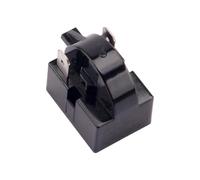 Compressor Overload Guard Assembly, Black Start Component Replacement Part for Compact Refrigerator and Cooling Use Compressor Starter Component Overload Guard Replacement Compact Refrigerator Repair