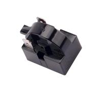 Compressor Overload Guard Assembly, Black Start Component Replacement Part for Compact Refrigerator and Cooling Use Compressor Starter Component Overload Guard Replacement Compact Refrigerator Repair