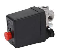 Compressor Pressure Switch, Air Compressor Spare Parts NPT1/4in 135 to 175PSI 20A AC 240V 6 to 8kg Air Compressor Pressure Switch Heavy Duty 4 Port Air Compressor Switch