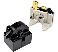 Compressor Start Relay 4.7 Ohm 1-Pin PTC Overload Kit Compatible with Mini Fridges Compact Refrigerators Beverage Wine Coolers Deep Freezers