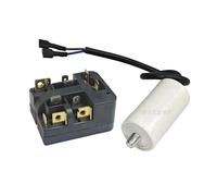 Compressor Starter Overheat Protector,Compatible For Siemens, Refrigerator Compressor Starter Overheat Protector 6Sp9038 9031 9076 Relay(6SP90 3uf)