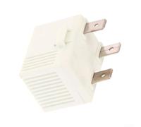Compressor Starter Relay PTC 15 Ohm 220V for Fridge Freezer - Refrigerator Overload Protector Accessory White ABS Housing 32.2x28.8mm