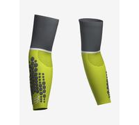 Compressport ArmForce Ultralight Arm Sleeves Lime Green Grey - T2