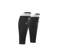 Compressport Calf Compression Sleeve - R2V2 - Muscle Protection, Performance and Recovery for Sports - Ultralight and Anti-Fatigue - Running, Cycling, Trail and Triathlon Red,Black