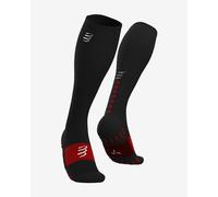 Compressport - Recovery Socks - Full Socks Recovery Black for Men - Size 30-38 cm Black 30-38 cm