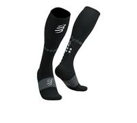 COMPRESSPORT Full Socks Oxygen Unisex Adult Unisex Running Socks, Black, 39-41