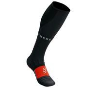 COMPRESSPORT Full Socks Winter Run - Men - Black / Red - size 1- model 2025 1