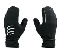 Compressport - Hurricane Waterproof Mittens - Gloves size XS/S, black
