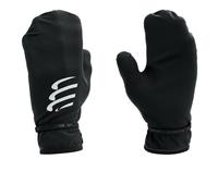 Compressport Hurricane Waterproof Mittens | UK XS/S in Black