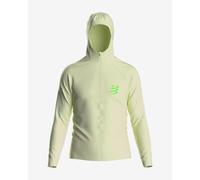 Compressport Hurricane Waterproof thin hooded jacket lime yellow - XL