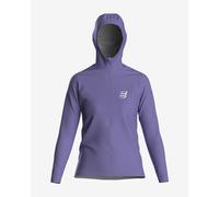 Compressport Hurricane Waterproof thin hooded jacket violet women - S
