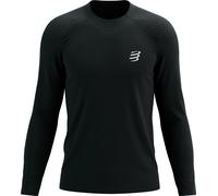 Compressport - Men's trail running T-shirt - Performance Ls Tshirt M Black for Men - Size S Black S