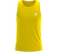 Compressport - Men's trail/running tank top - Performance Singlet M Maize for Men - Size M - Yellow Yellow