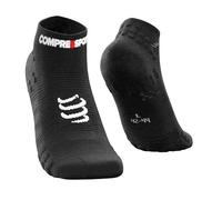 COMPRESSPORT Men's Racing Socks V3.0 Run Low Calcetines de carreras profesionales, Black, M UK