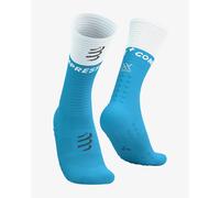 Compressport Mid Compression V2.0 socks bright blue white - T2