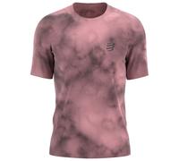 Compressport - Trail running T-shirt - Performance SS Tshirt M Eat My Dust! Zephyr Tie Dye for Men - Size L - Pink Pink L
