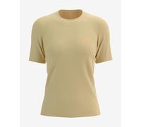 Compressport Performance Short Sleeve T-Shirt Beige Yellow Women - M