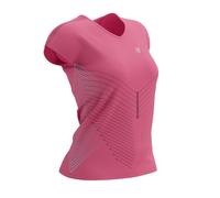 Compressport Performance SS T-Shirt Pink XS - Lightweight, Breathable Comfort for Running