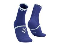Compressport Pro Marathon Socks V2.0 | UK L in Orient Blue/Star White