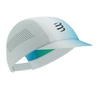 Compressport - Cap with articulated visor/peak - Pro Racing Cap Star White/Blue-Green for Men White one size