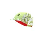 CompresSport Pro Racing Cap in Green Camo/Fluo Red