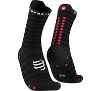 COMPRESSPORT Pro Racing Socken V4.0 Light Run High Socks, Black/red, L