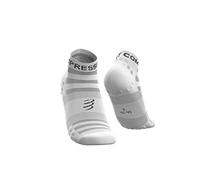 COMPRESSPORT Pro Racing Socks V3.0 Ultralight Run Low White Size : 45-48