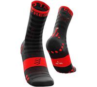 COMPRESSPORT Pro Racing Socks V3 Ultralight Bike - Black/Red - T1