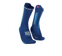 COMPRESSPORT Pro Racing Socks v4.0 Bike Socks, Sodalite/Fluo Blue, 35-38 Unisex-Adult
