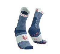 Compressport Pro Racing Socks v4.0 Run High Blue White, Size Size 1