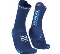 COMPRESSPORT Pro Racing Socks V4.0 Run High - Men - Blue - size 10-12.5- model 2026 10-12.5