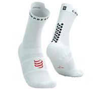 Compressport - Pro Racing Socks V4.0 Run High - Running socks size T1 - EU 35-38, grey
