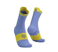 Compressport Pro Racing Socks v4.0 Run High Purple Yellow, Size Size 1