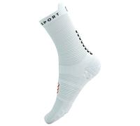 Compressport - Pro Racing Socks V4.0 Run High - Running socks size T1 - EU 35-38, grey