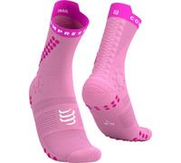 Compressport Pro Racing v4.0 Trail socks intense pink - T2