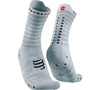 COMPRESSPORT Pro Racing Socks V4.0 Ultralight Run High - Men - White - size 10-12.5- model 2026 10-12.5