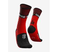 Compressport Pro Racing Socks Winter Trail Socks Red Black White - T1