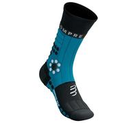 COMPRESSPORT Pro Racing Socks Winter Trail Unisex Adult Running, Mosaic Blue/Black (Multicoloured), 45-48