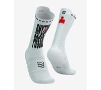 Compressport Pro Racing v4.0 Bike - Ironman 2025 - Anything Is Possible Cycling Socks White - T1