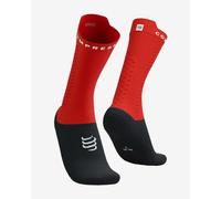 Compressport Pro Racing v4.0 Bike Socks Red Black - T1