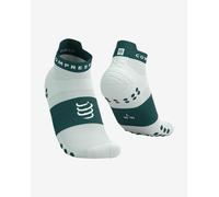 Compressport Pro Racing v4.0 Run Ankle Socks white storm blue - T3