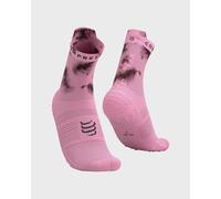 Compressport Pro Racing v4.0 Run High - Eat My Dust! socks pink - T2
