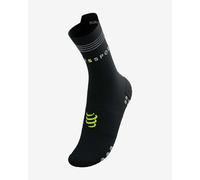 Compressport Pro Racing v4.0 Run High Flash Socks Black Fluorescent Yellow - T4