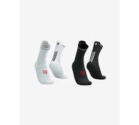 Compressport Pro Racing v4.0 Run High Running Socks Dark Blue Black (2 Pairs) - T3
