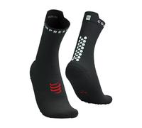 Compressport Pro Racing V4.0 Run High Socks Black Red, Size Size 1