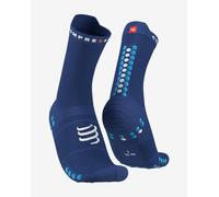 Compressport Pro Racing v4.0 Run High Socks Navy Blue - T2