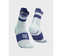 Compressport Pro Racing v4.0 Run High socks oriental blue white - T3